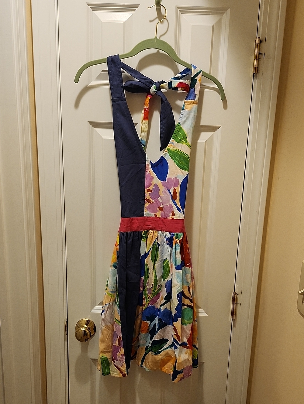 Anthropologie Colorful Apron NWOT